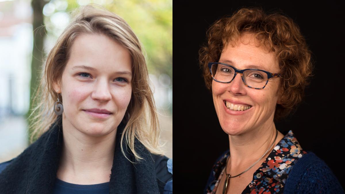 Hinke en Sacha portretfoto's